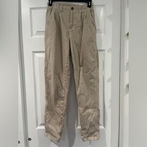 American Eagle Baggy Khaki Tan Mom Pants Size 0